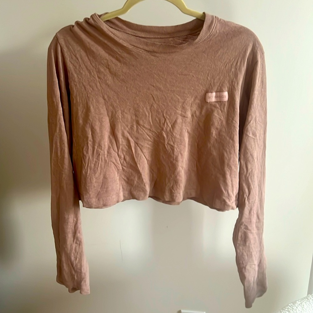 Set Active Basic Crop Long Sleeve